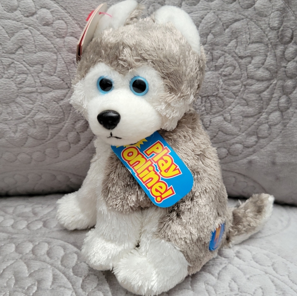 Sledder dog wolf beanie baby TY